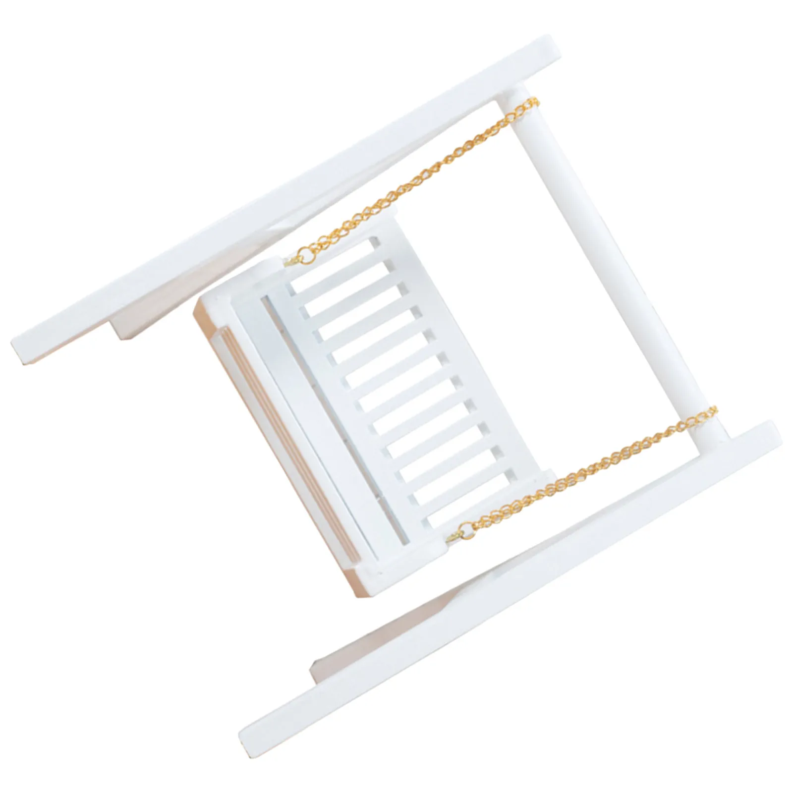 

Миниатюрные деревянные качели, изысканная мебель для кукольного домика, аксессуары для мини-дома, украшение для веранды и сада, аксессуары для мини-дома