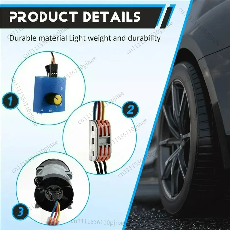 Car Electric Turbine Power Turbo Tan Boost Air Intake Fan DC Brushless Motor Universal Auto Accessories