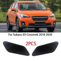 2PCS 86636-FL050 86636-FL040 Front Bumper Head Light Lamp Washer Spray Nozzle Cover Cap Lid For Subaru XV Crosstrek 2018-2020