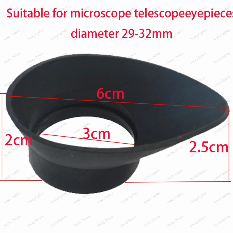 2 szt. 29-32mm osłona obiektywu okularu kubki z oczkiem średnica wewnętrzna 30mm muszla oczna do akcesoriów do stereofonicznych teleskopów biologicznych