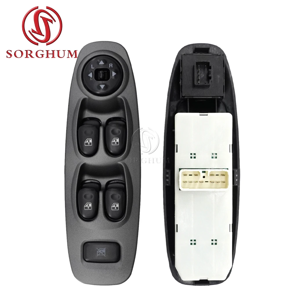 SORGHUM 93570-25020 Power Master Window Switch Button Controller Lifter for Hyundai Accent 2000-2005 Front Left 93570-25000