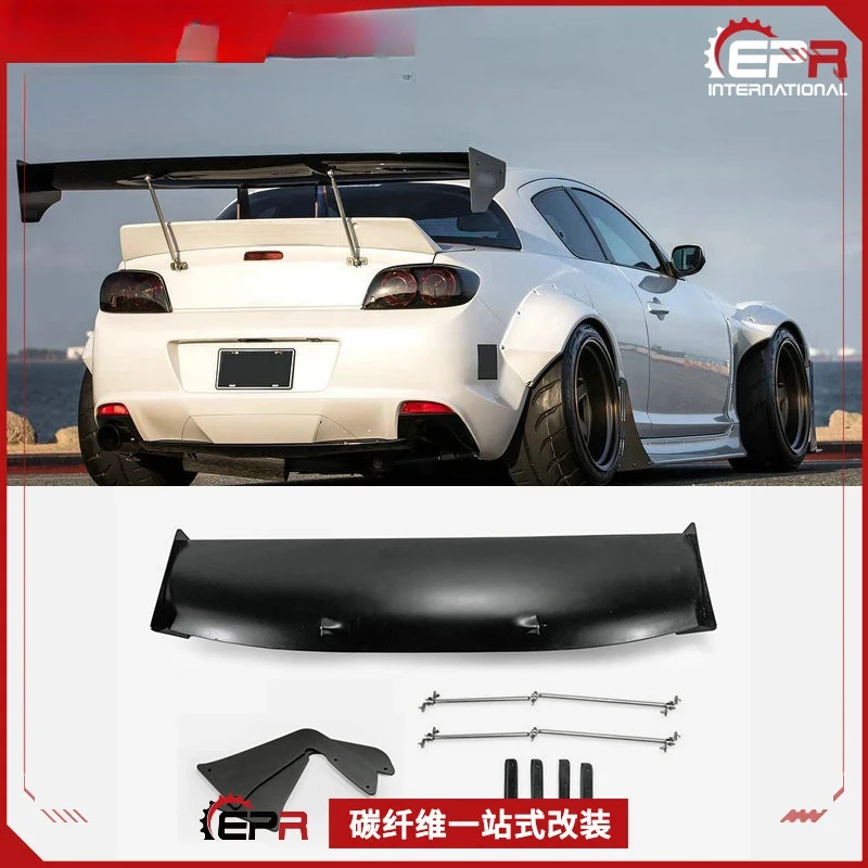 For Mazda RX8 SE3P Rocket Bunny Widebody Carbon Fiber GT Spoiler