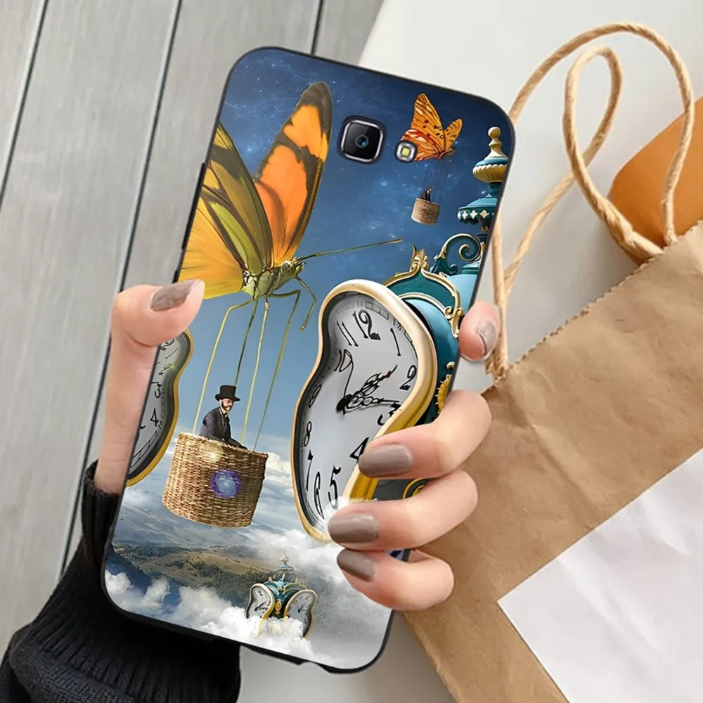 S-Salvador D-Dali Painting Phone Case For Samsung J 7 plus 7core J7 neo J6 plus prime J6 J4 J5 Mobile Cover