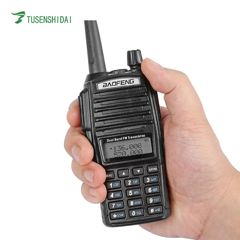 Walkie-Talkie, UV-82 long battery, UV 82 handy talkie uv82 real 8w high power tri-power