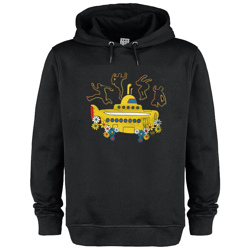 Harajuku Fashion Yellow Submarin Hoodie Sweatshirts Casual Mens Harajuku Streetwear Hoody Pullovers Tops Hip Hop