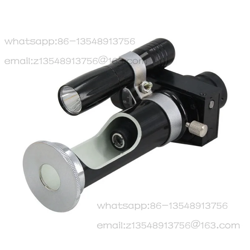 JC-10 Reading Microscope 20x Portable Hammer Brinell Hardness Tester with Light Source, with Backlight