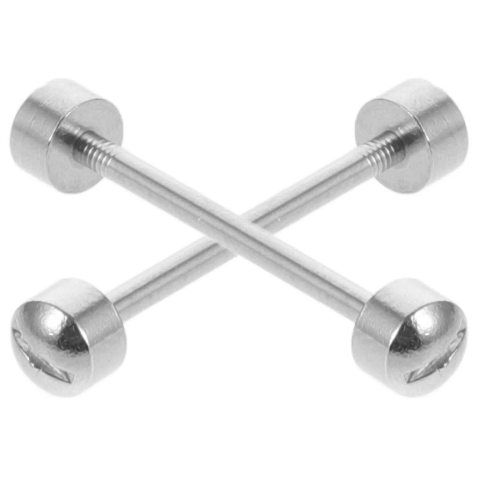 

2pcs Screw Tube Rods Repair Tool For Watchmakers 16Mm Inner Diameter Steel Color Easy Install Band Clasp Watch