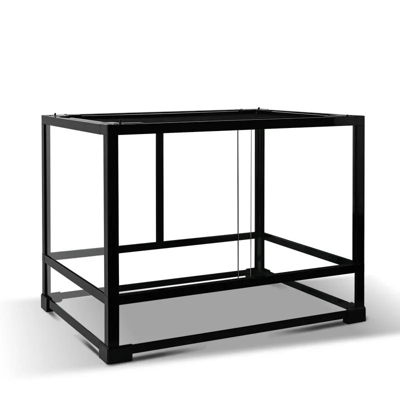 Climbing pet feeding box glass climbing tank lizard guardian snake tortoise horned frog reptile rainforest tank