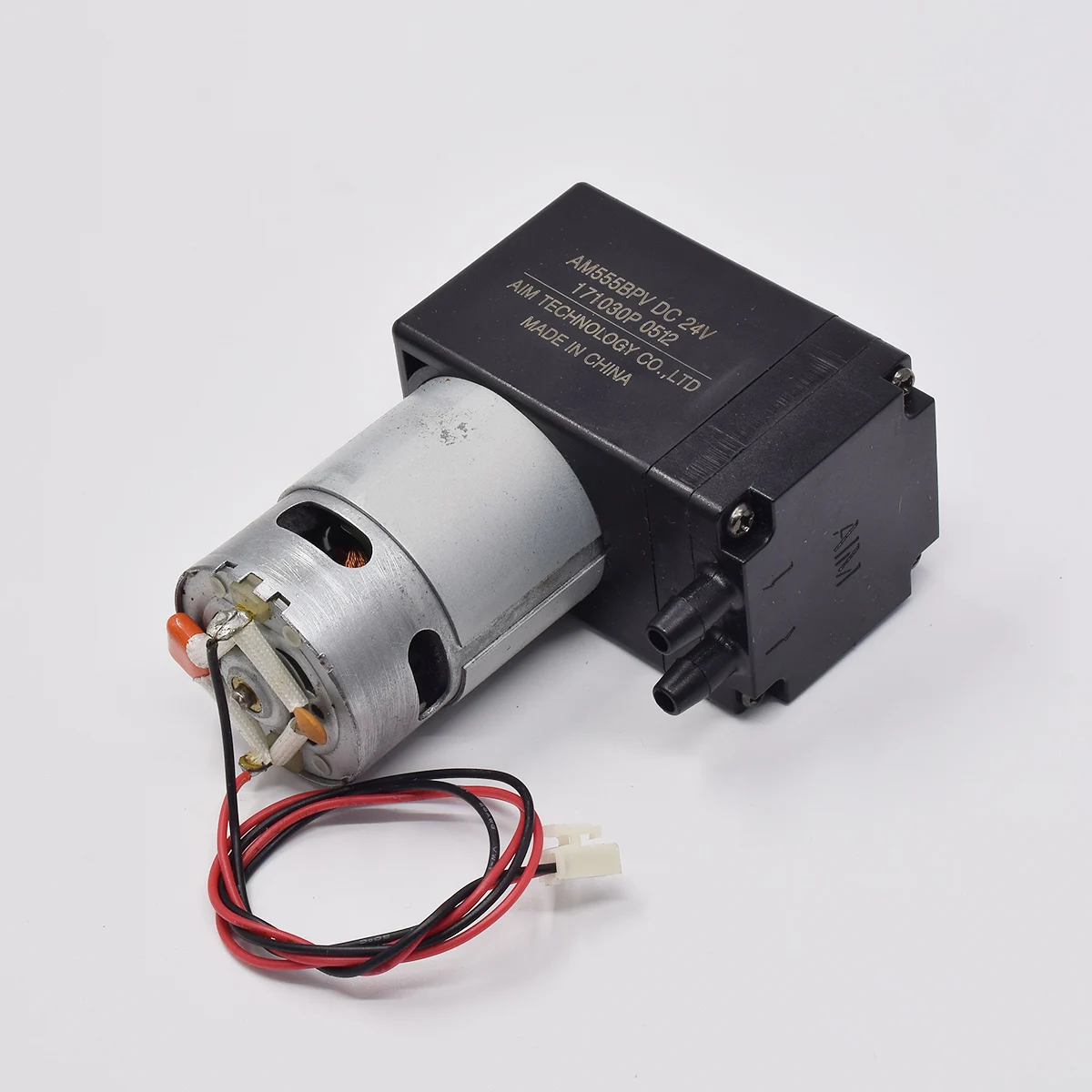 Micro AM555BPV Piston Vacuum Pump DC 24V 10L/min Large Flow -75KPa Negative Pressure DIY Packer beauty massage Device