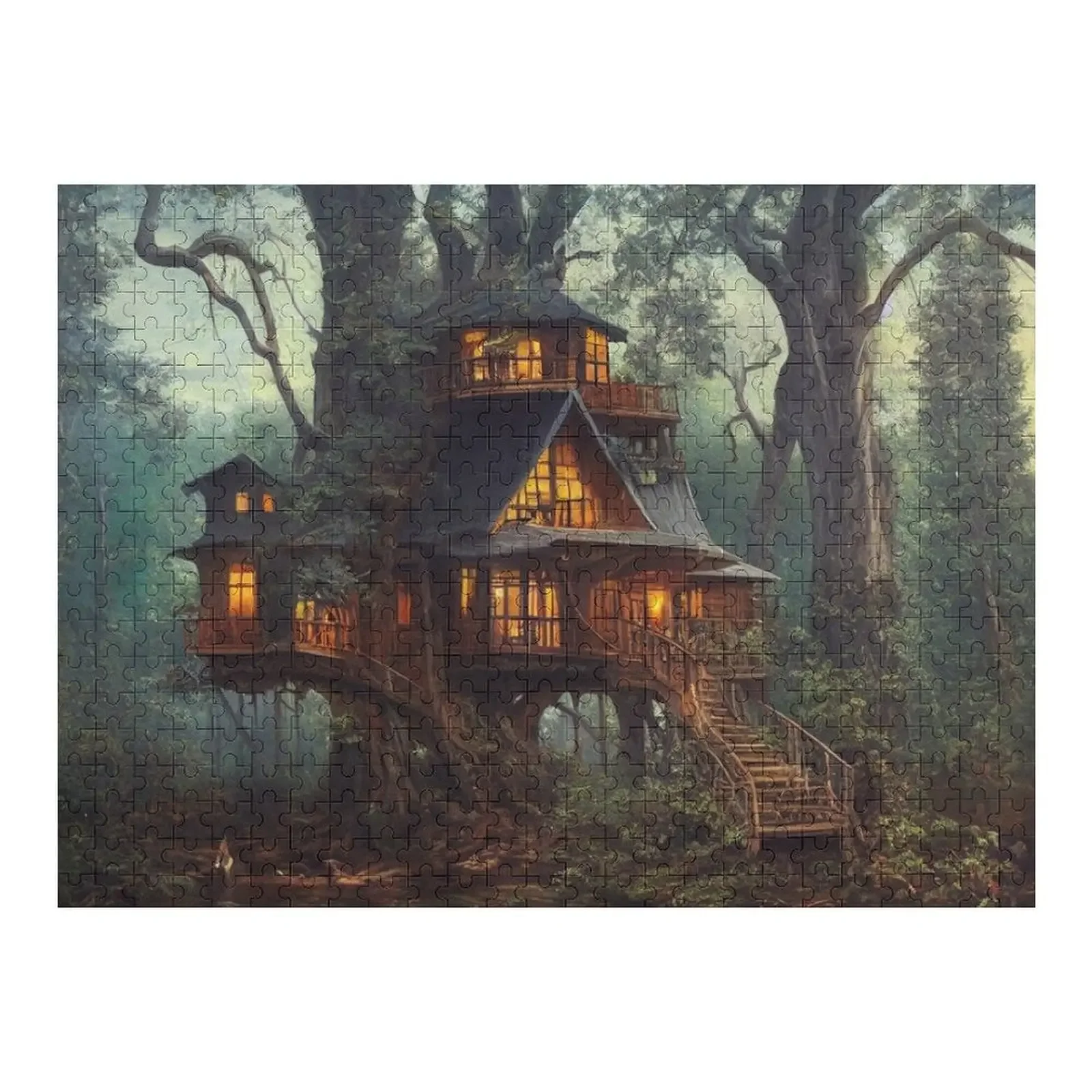 

Головоломка Treehouse, индивидуальные подарки на заказ, детский подарок, деревянный пазл для взрослых