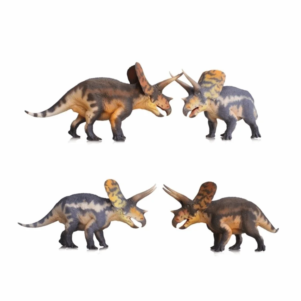 

1/35 Scale Torosaurus Toy Detailed Collectible Figure Prehistoric Dinosaur Model Animal Collection Scene Decoration Boys Girls