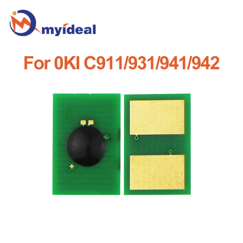 4pcs Toner Chip For OKI C911 C931 C941 C942 45536520 45536519 45536518 45536517 45103728 45103727 931 941 942 Reset Drum Chips