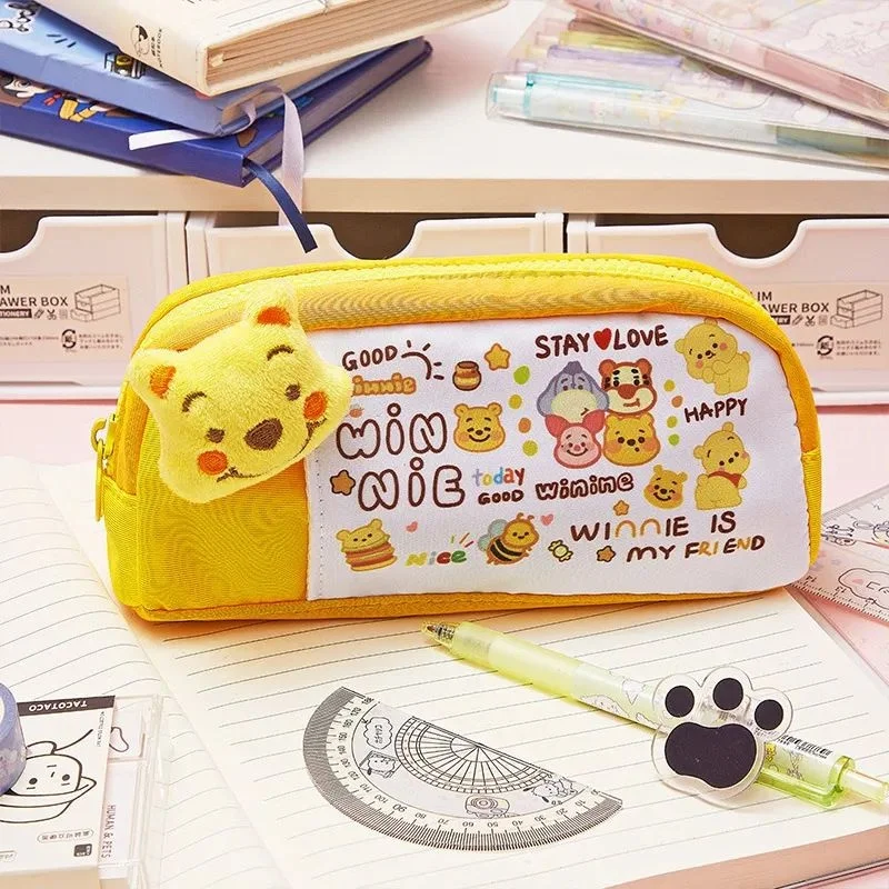 MINISO Kuromi Pencil Case Ins Student Pencil Case Beautiful Student Large Capacity Stationery Bag Pencil Case Cosmetic Bag Gift