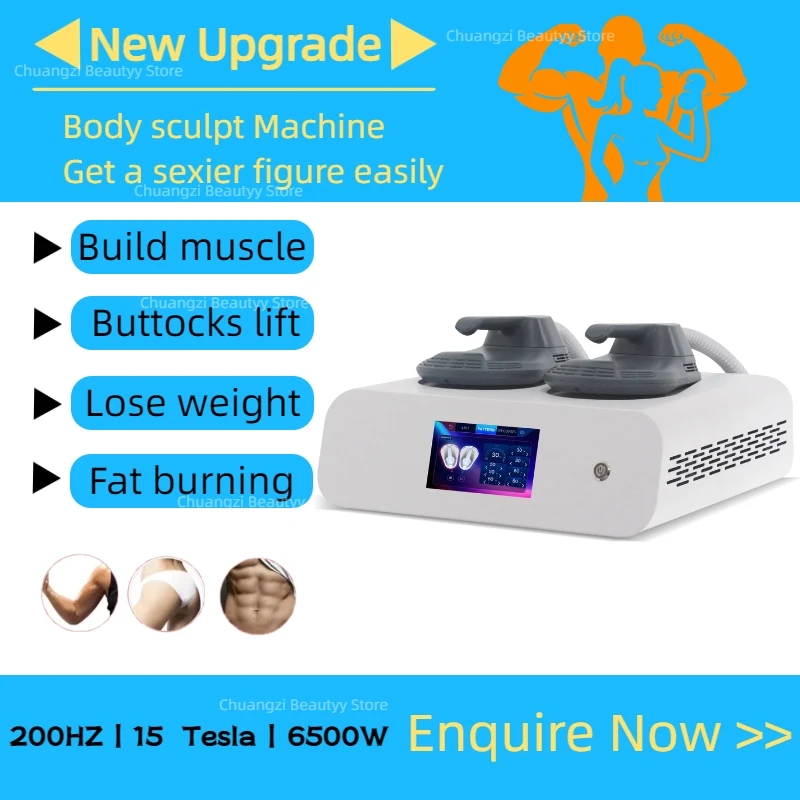 

Portable DLS-EMSlim Emszero Neo 14 Tesla RF Machine Professional Hi-emt Body Sculpt 6500W Emszero Muscle Stimulator Slimming