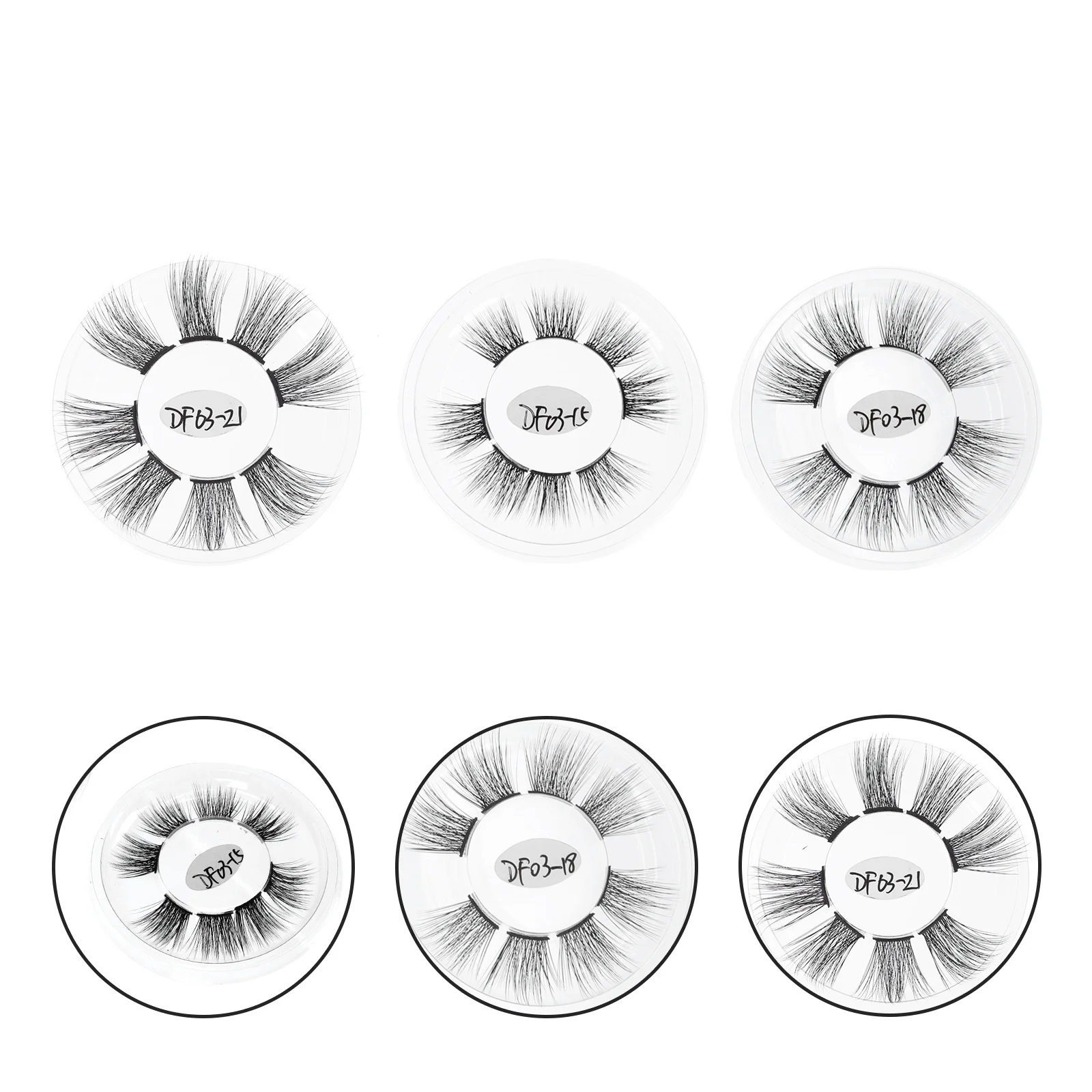 3 صناديق الرموش الصناعية الطبيعية مجعد أسود الاقسام النساء ماكياج كاذبة رمش الرموش الزخرفية اكسسوارات العين