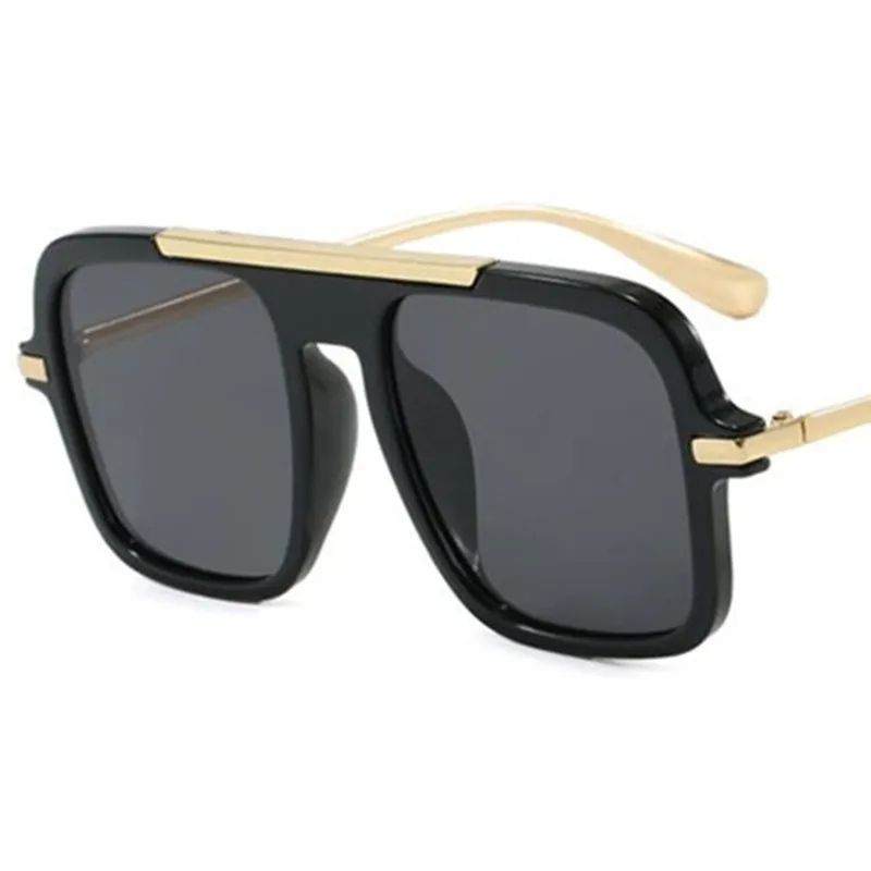 

Fashion Sunglasses Women Sun Glasses Anti-UV Spectacles Square Eyeglasses Personality Single Beam Ornamental Googles