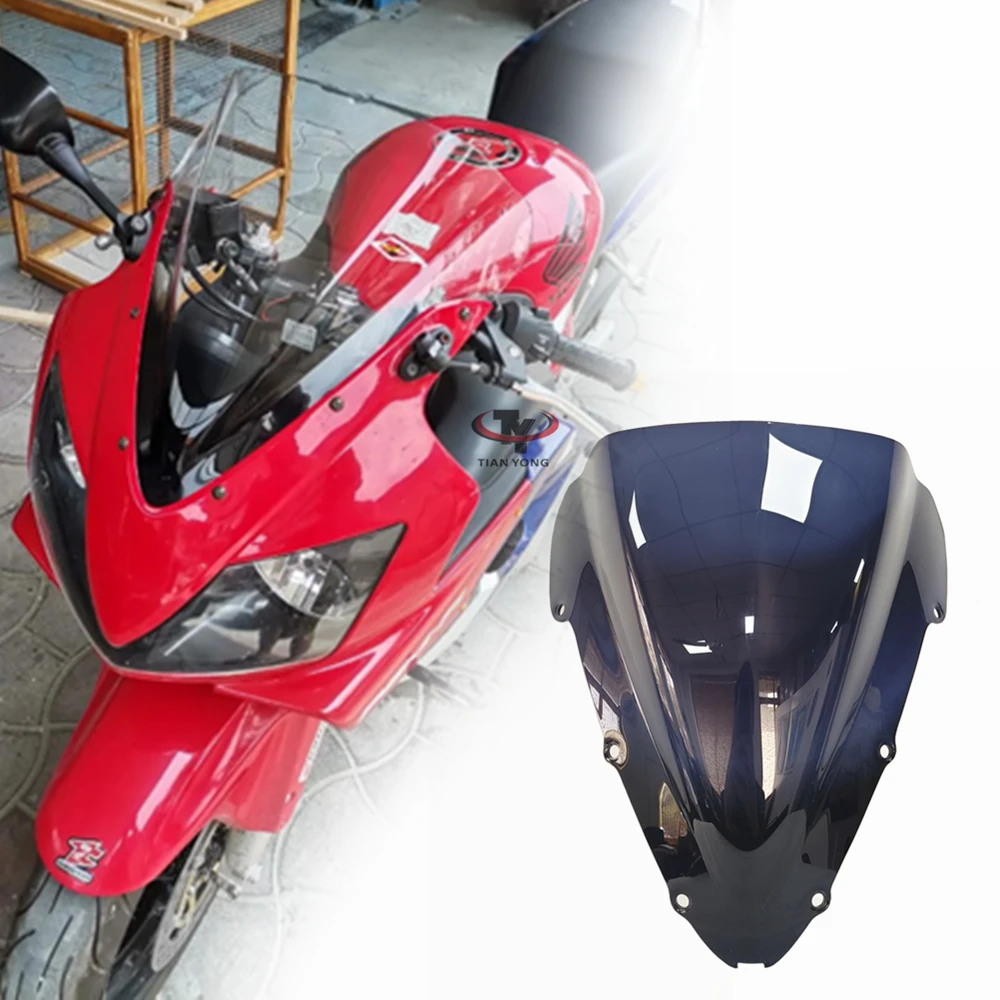 Smoke Windshield Windscreen Wind Deflectore Motorcycle For Honda CBR600F4i CBR600 CBR 600 F4i 2001 2002 2003 2004 2005 2006