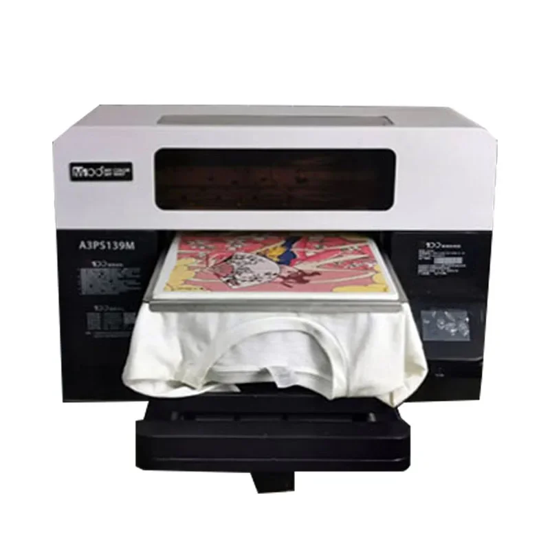 M100PS139M Direct Digital Printing Machines T-shirt Printer 3D Printer Paint On Shoeswear Phone Shell 32*42 Mini Portable