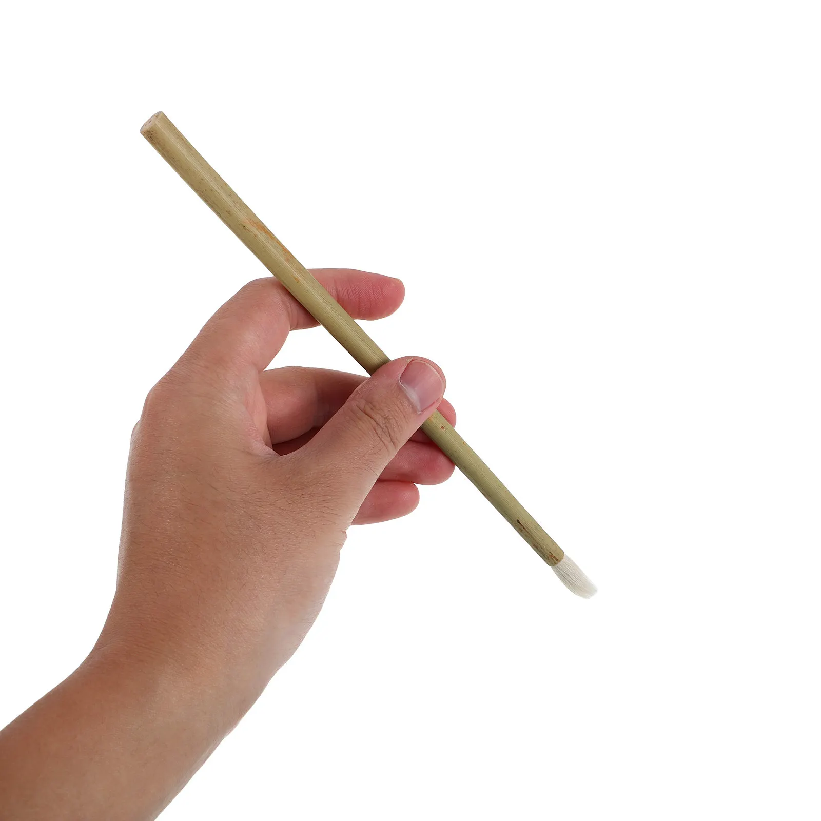 

3Pcs Ceramic Glaze Brushes for Pottery Watercolor Acrylic Blending Mop Art Chinese Maobi Calligraphy Pen Pottery Brush Coloring