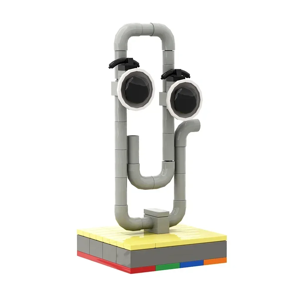 

Gobricks MOC Clippy the age revealer world Модель Кирпичи Набор строительных блоков Развивающие игрушки для детей Подарок на день рождения Juguetes