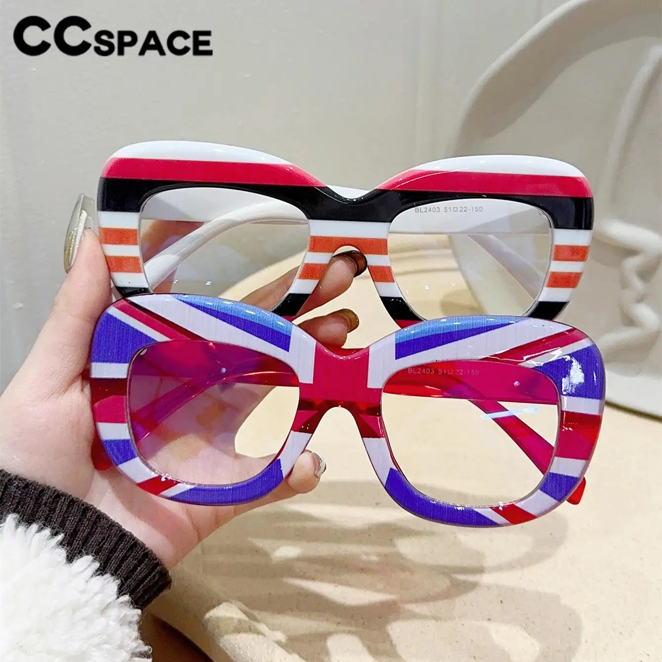 R57422 Candy Color Optical Reading Spectacles Lady Popular Thicken Large Size Presbyopic Eyeglass Dioptric +50 +100 +200 +300