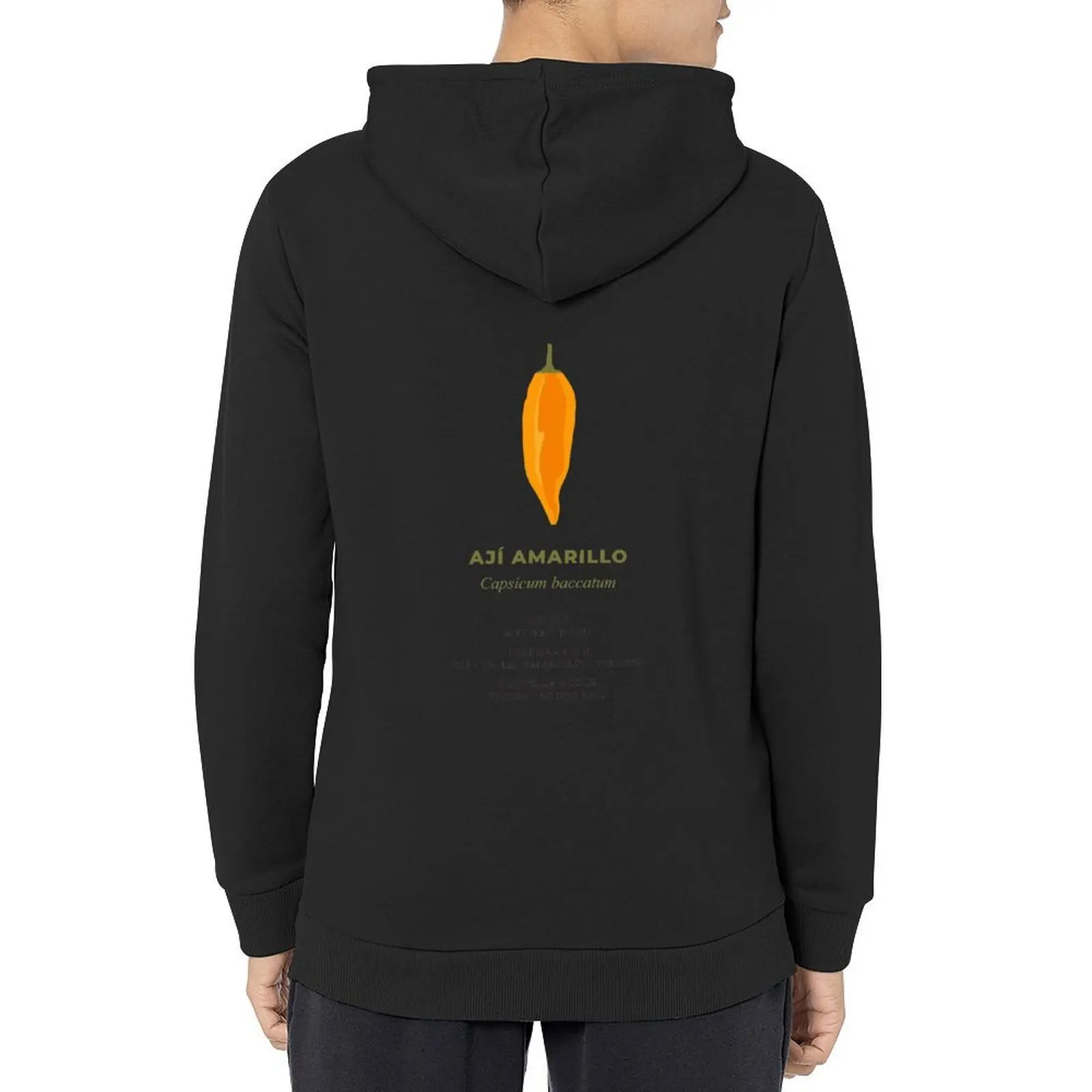 Ají Amarillo (ligero) Sudadera con capucha ropa coreana de otoño ropa para hombre sudadera para hombre ropa de otoño para hombre nueva en sudaderas con capucha