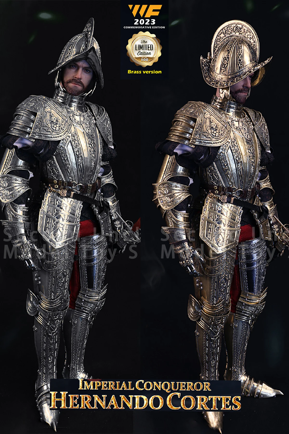 

COOMODEL SE2301/SE2302 1/6 Imperial Conqueror Hernando Cortes WF Brass Cupronickel Action figure Doll Full Set Collectible Toy