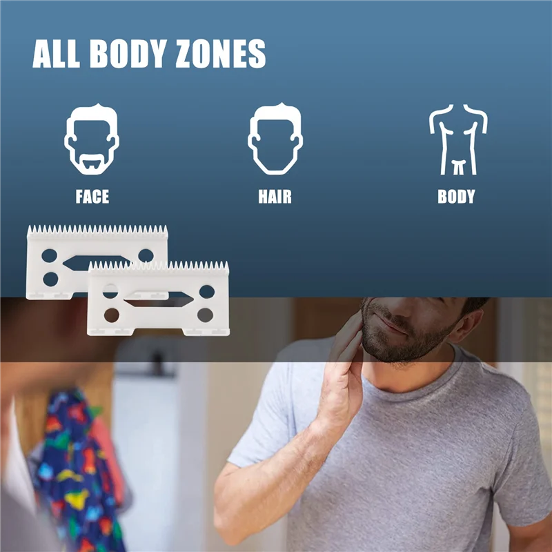 BBNV-30Pcs 28 أسنان زركونيا المقص شفرة ل Wahl كبار المقص