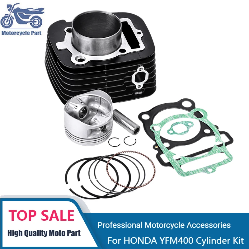 Scooter YFM400 Cylinder Kit Piston ring for Yamaha KODIAK 4WD - YFM400FWE BIG BEAR 2WD YFM400M YFM400HN YFM400MC Spare parts