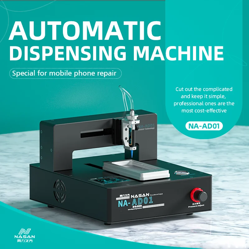 NASAN NA-AD01 G1 Automatic Glue Dispenser 10:1 AB Glue Dispensing Machine for iPhone Phone Frame LCD Screen Repair