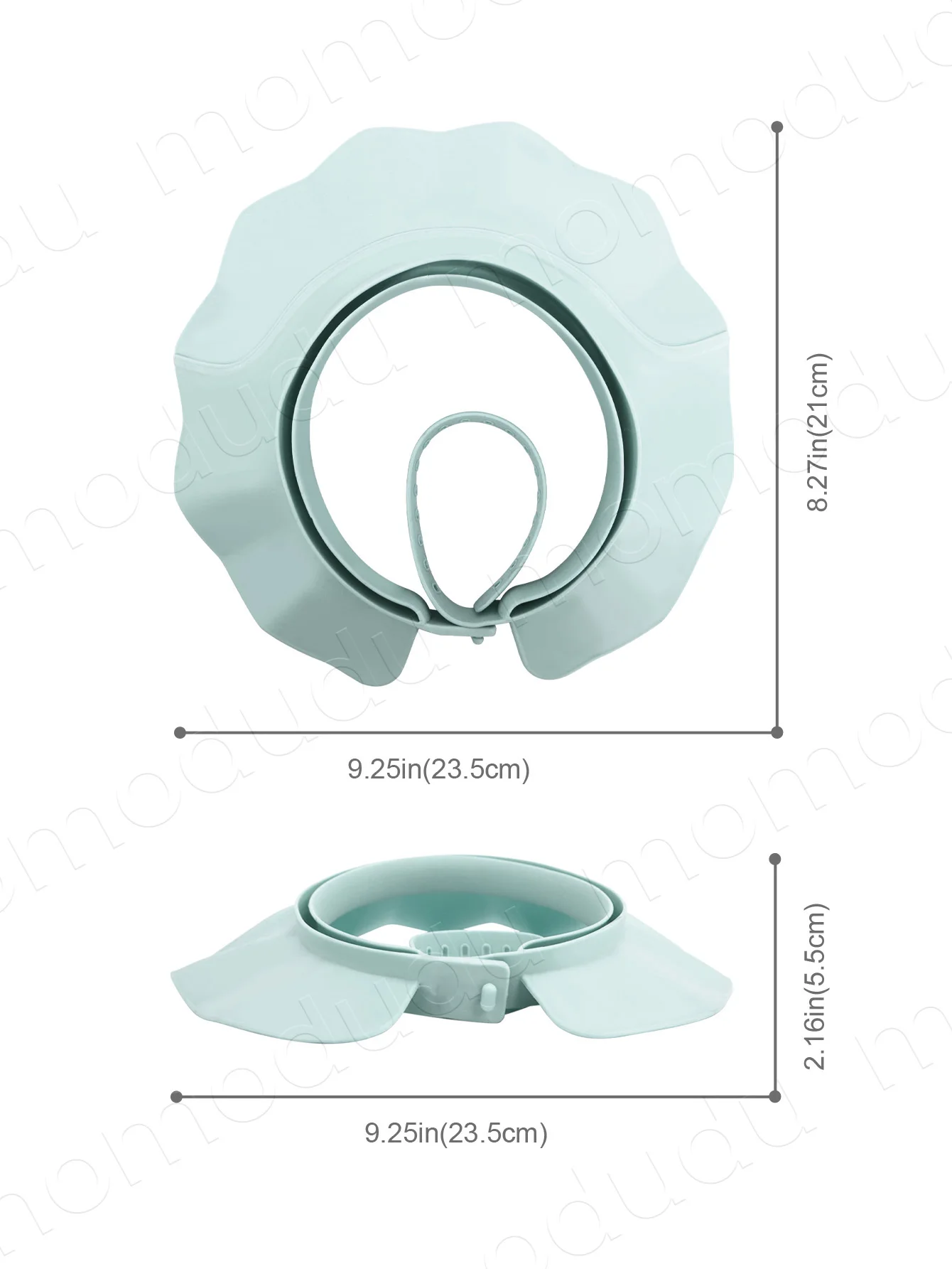 Adjustable Bath Cap, Soft Waterproof Shield for Baby & Kids to Protect Eyes from Shampoo