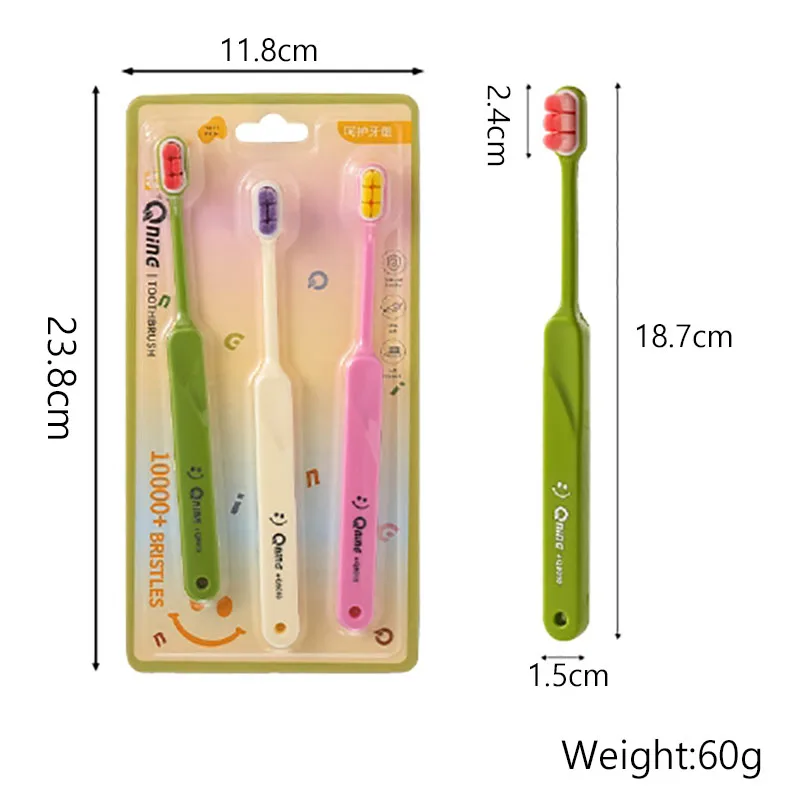 Dopamine Million Brushing Silk Adults Toothbrush Exclusive For High-end Couples Soft Household Gum Protection Oral Cleaning Set