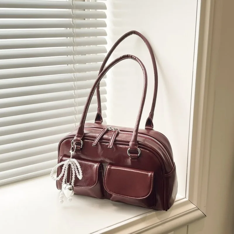 

Diaper Bag Unique Chic Leather Tote Luxury Designer Crossbody Handbag For Women Elegant Stylish Large Capacity