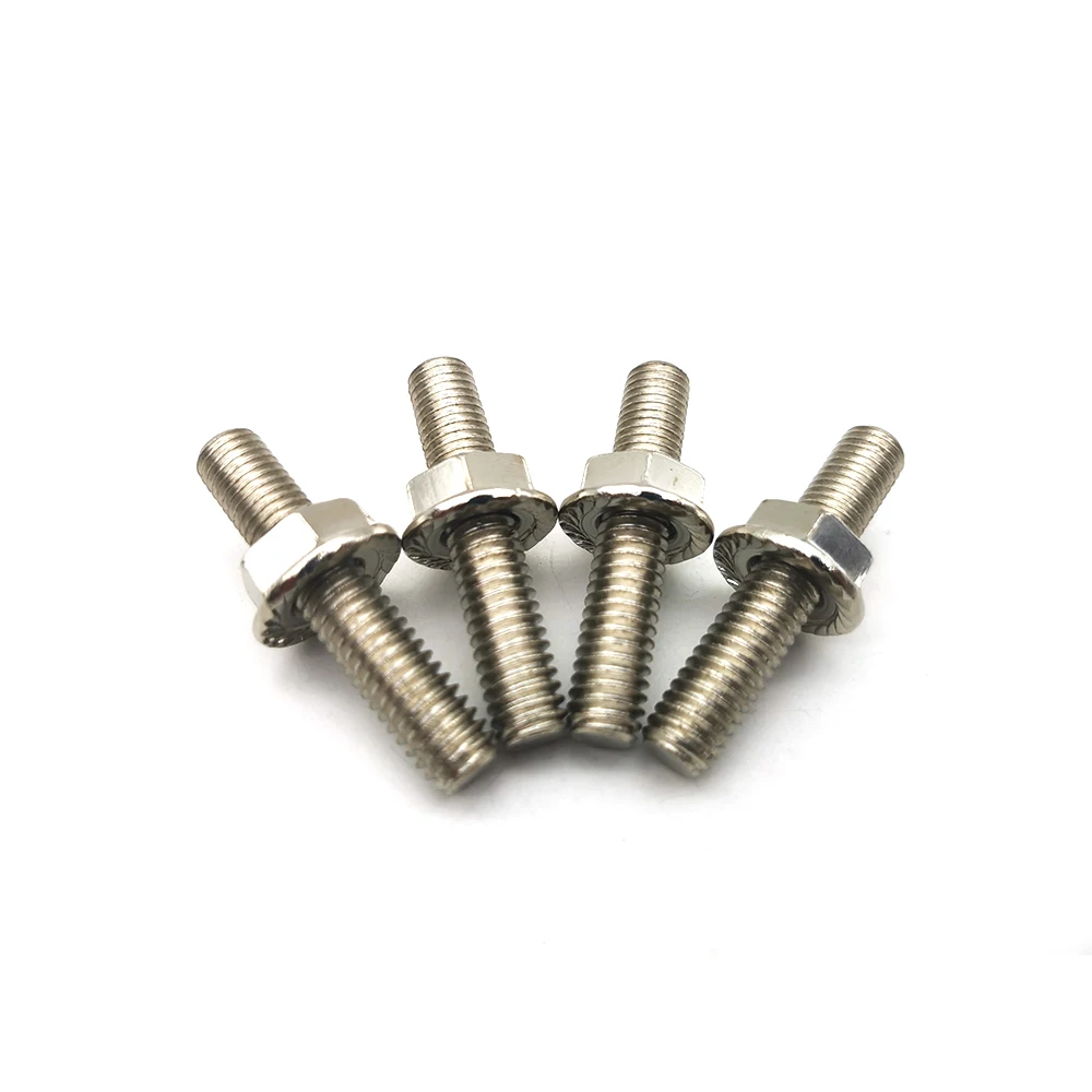 

Pokhaomin Motocycle 4Pcs Big Twin CamScrew Bolts Exhaust Port Studs Nuts Pipe Butt for Harley Sportster XL 1200 883 86-17