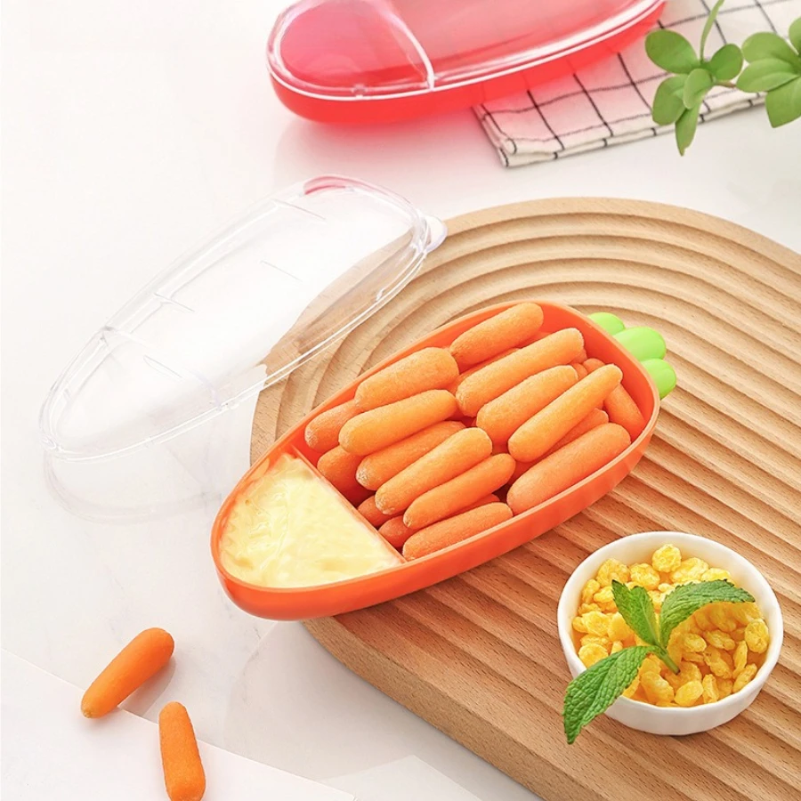 Sealed plastic refrigerator transparent radish crisper salad plate fruit and vegetable compartment storage box kitchen tools