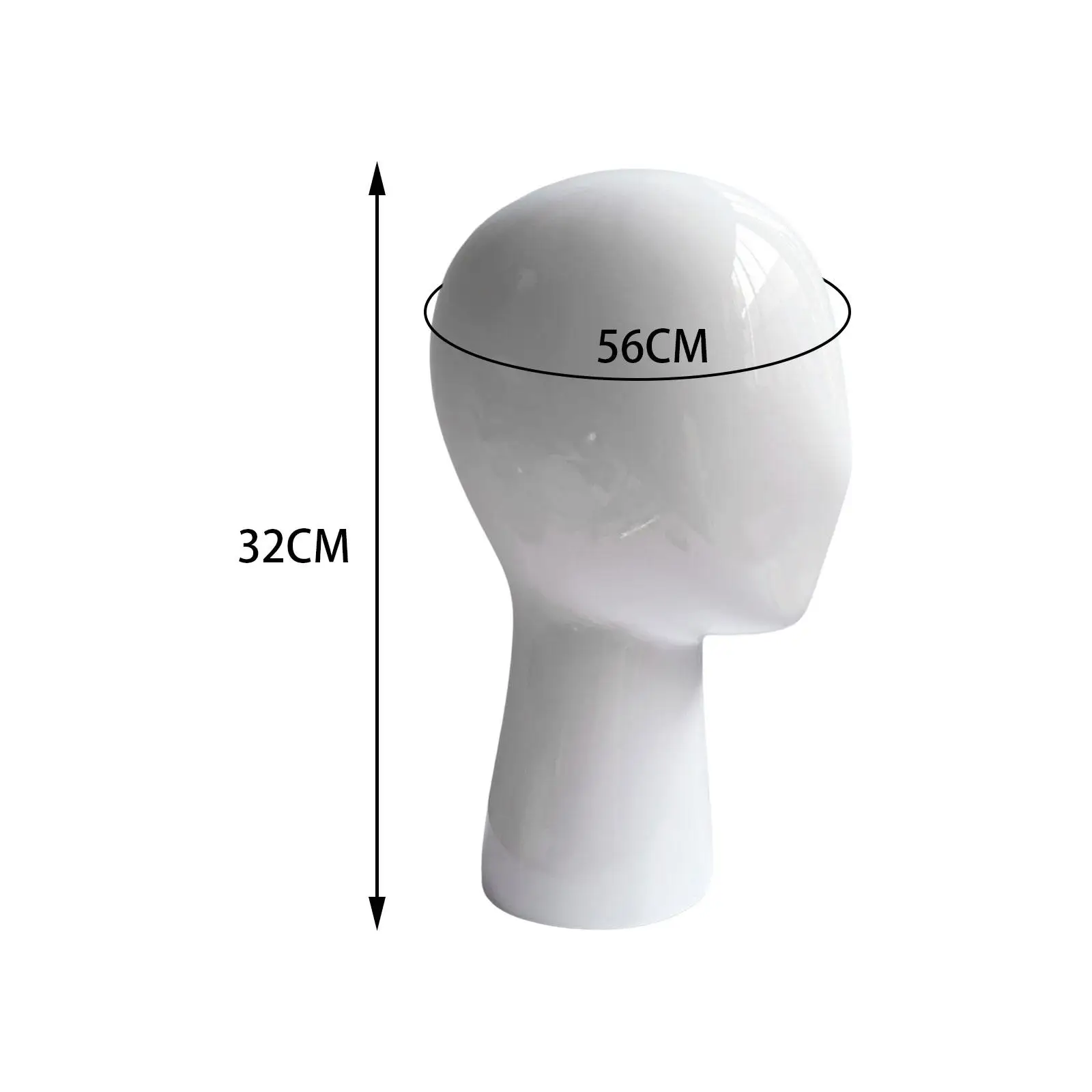 Supporto per parrucche, modello di testa di manichino, testa di manichino per parrucche per cappello di Halloween, cuffia, casa, capelli lunghi, barbieri