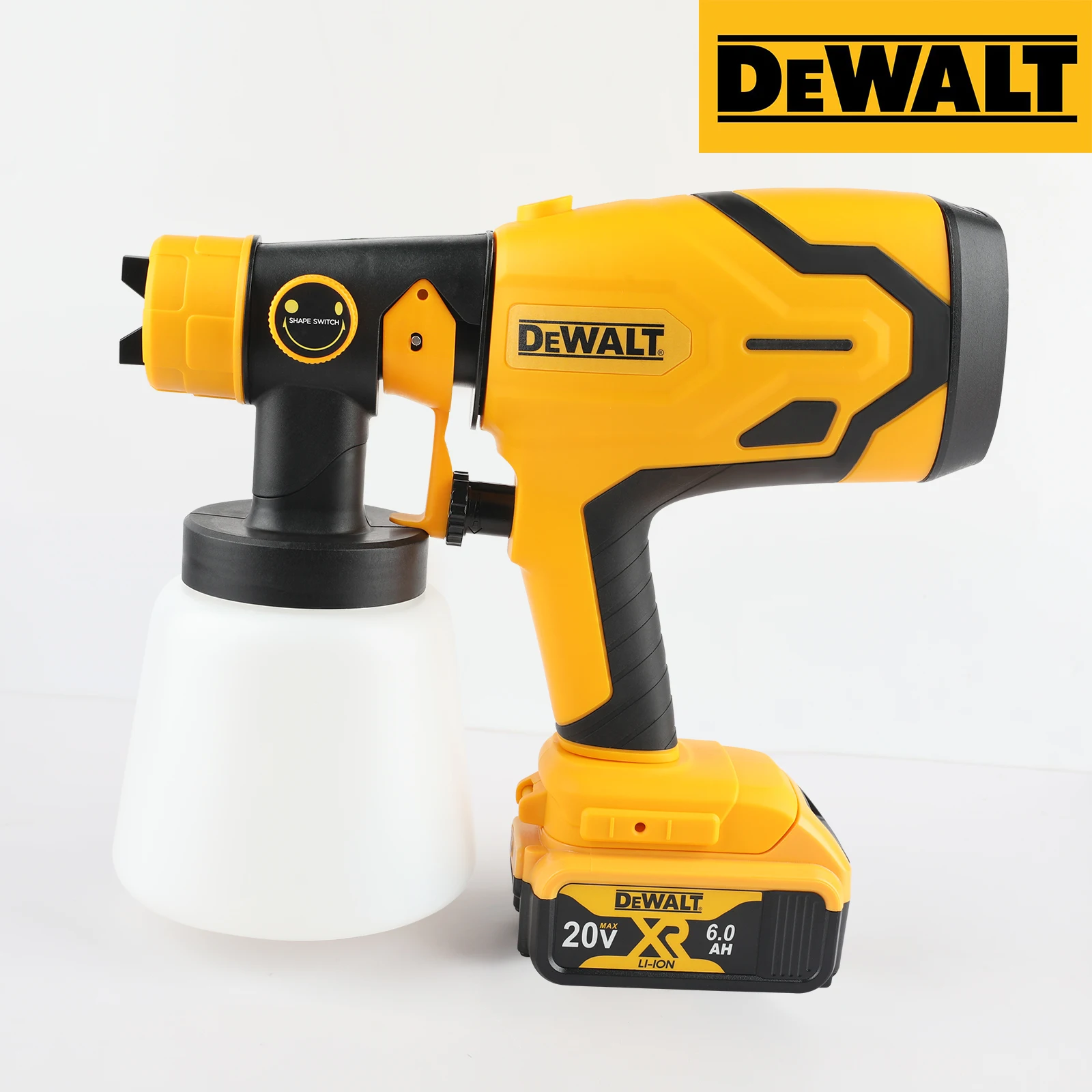 Dewalt Operated 800ML Electric Spray Gun: High - Power for Furniture, Auto, Steel Coating Airbrush D227