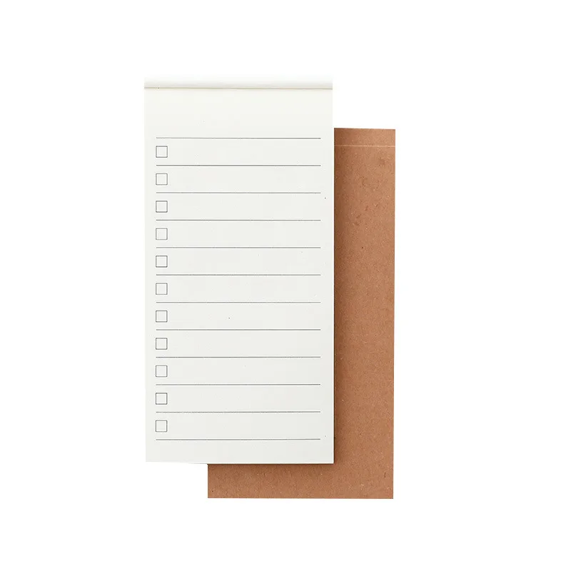 50 sheet Pocket Kraft Paper Memo Pad Notepad Stationery Scrapbooking Memo Notes To Do List Tear Checklist Note Pad