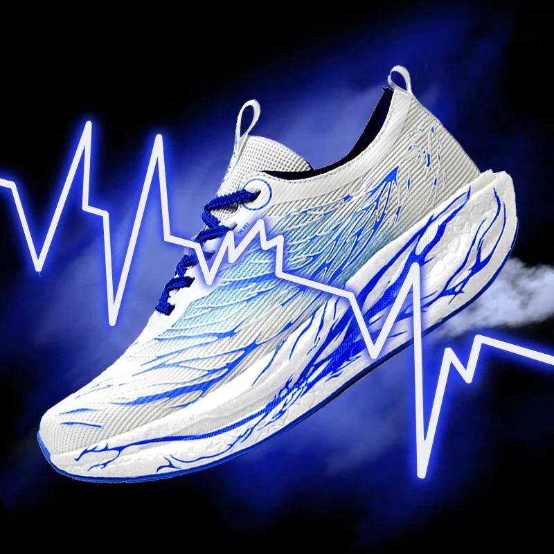 Unisex 2025 Full Carbon Plate Running Shoes Professional Marathon Racing Lightweight Bounce Cushion Breathable Sports Sneakers