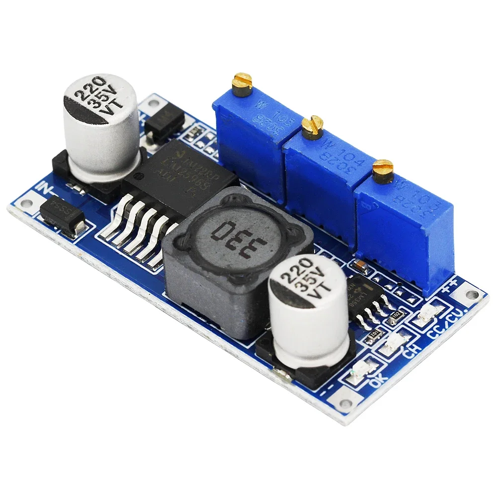 LM2596 LED Driver DC-DC Step-down CC/CV Power Supply Module Battery Charger Adjustable LM2596S Constant Current Constant Voltage