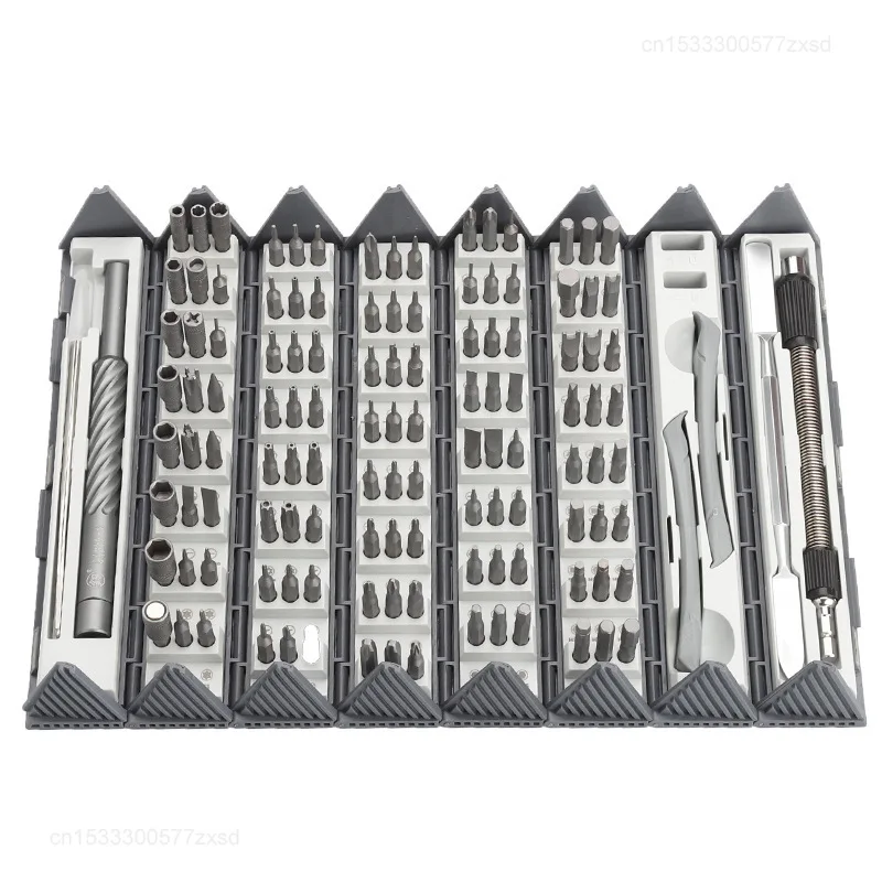 Xiaomi 128 Pcs Screwdriver Set Reel Storage Box Five-pointed Star Shaped Bit Head Precision Phone Repair Screwdriver Hand Tools