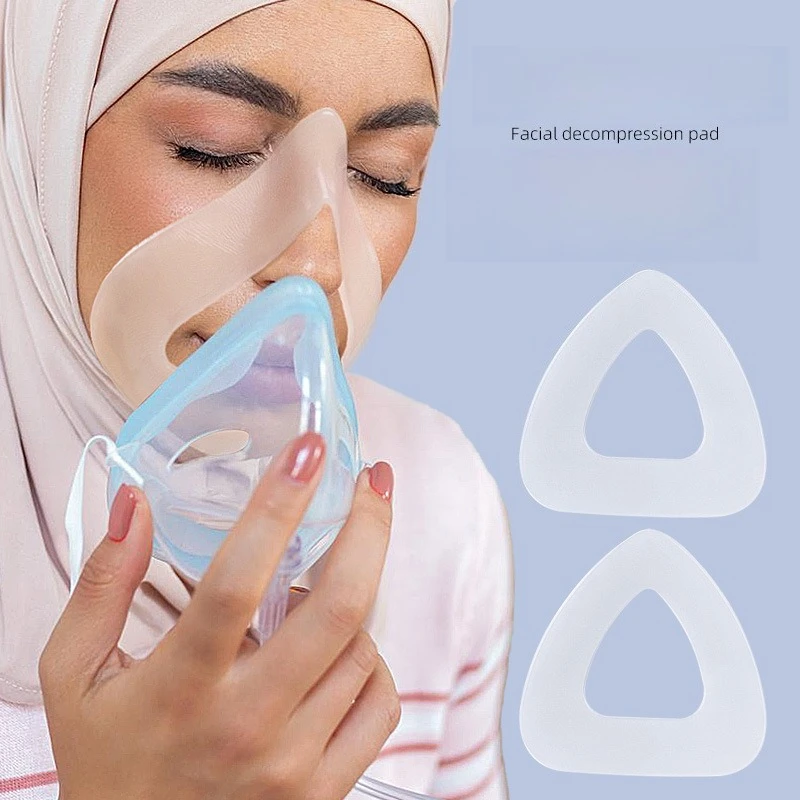 Ventilator Mask Isolation Soft Pad Facial Decompression Adhesive Soft Gel Soothing Anti-scar Buffer Pad Accessory