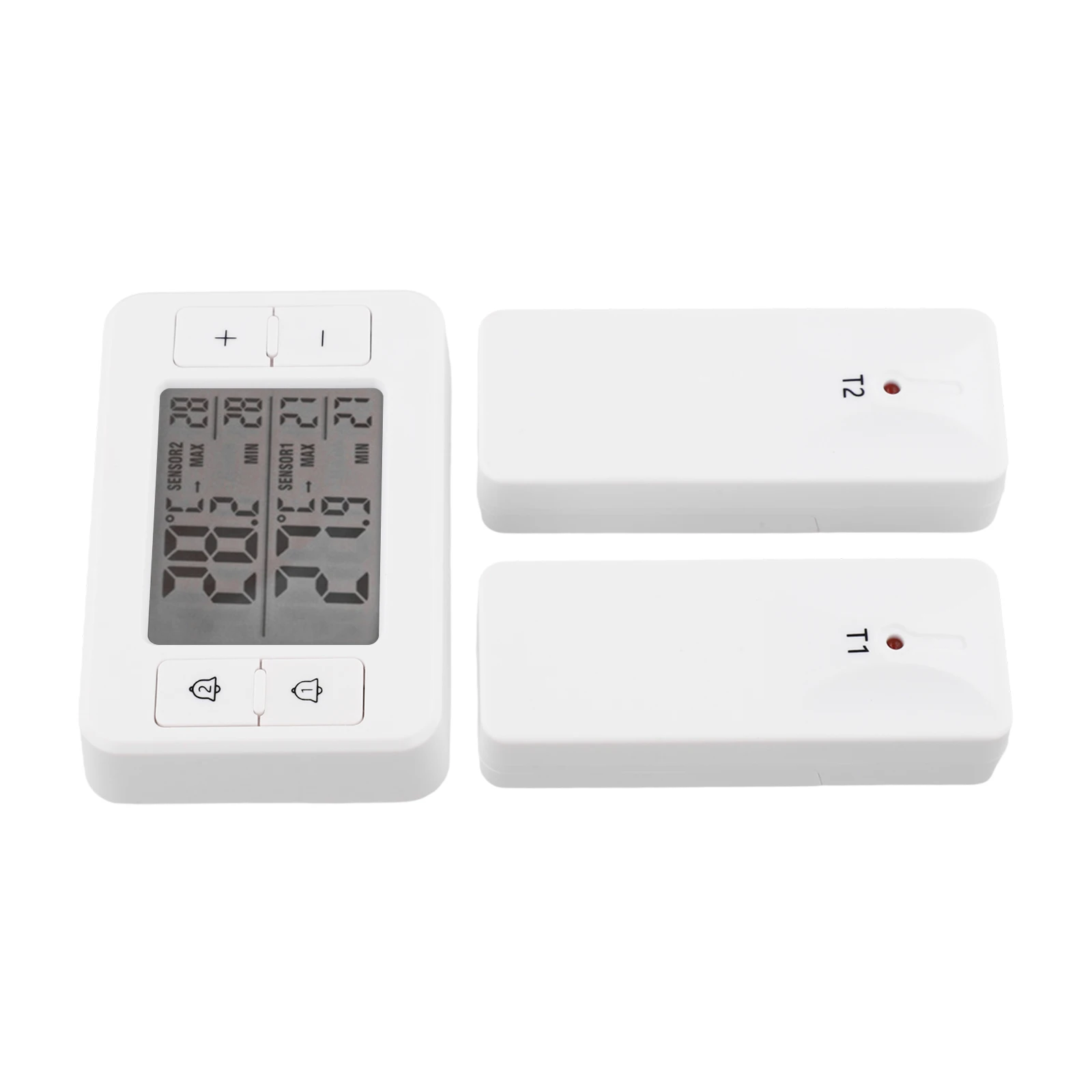For RV Electronic Temperature Monitor Indoor Outdoor Thermometer Electronic Thermometer With Sensors Measurement Range -40 60