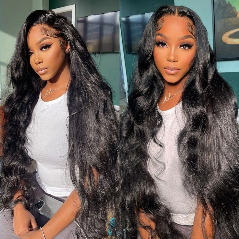 Hd Lace Front Human Hair Wig 13X6 Body Wave Frontal Wig Pre Plucked 5X5 Hd Lace Closure Wig For Women Glueless Wig Ready To Wear