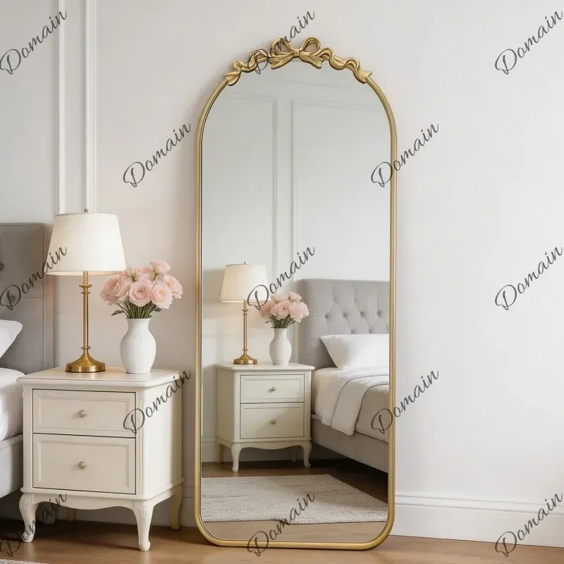 ZL Funky Big Mirror Floor Bathroom Luxury Long Bedroom Girls Full Body Standing Moving Mirror Modern Espelhos Home DecorationsM