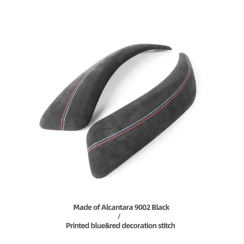 For BMW F20 F21 F22 1 2 Series Interior Trim Door Armrest Handle Cover Performance Sticker Made of Alcantara Wrap Car Accessorie