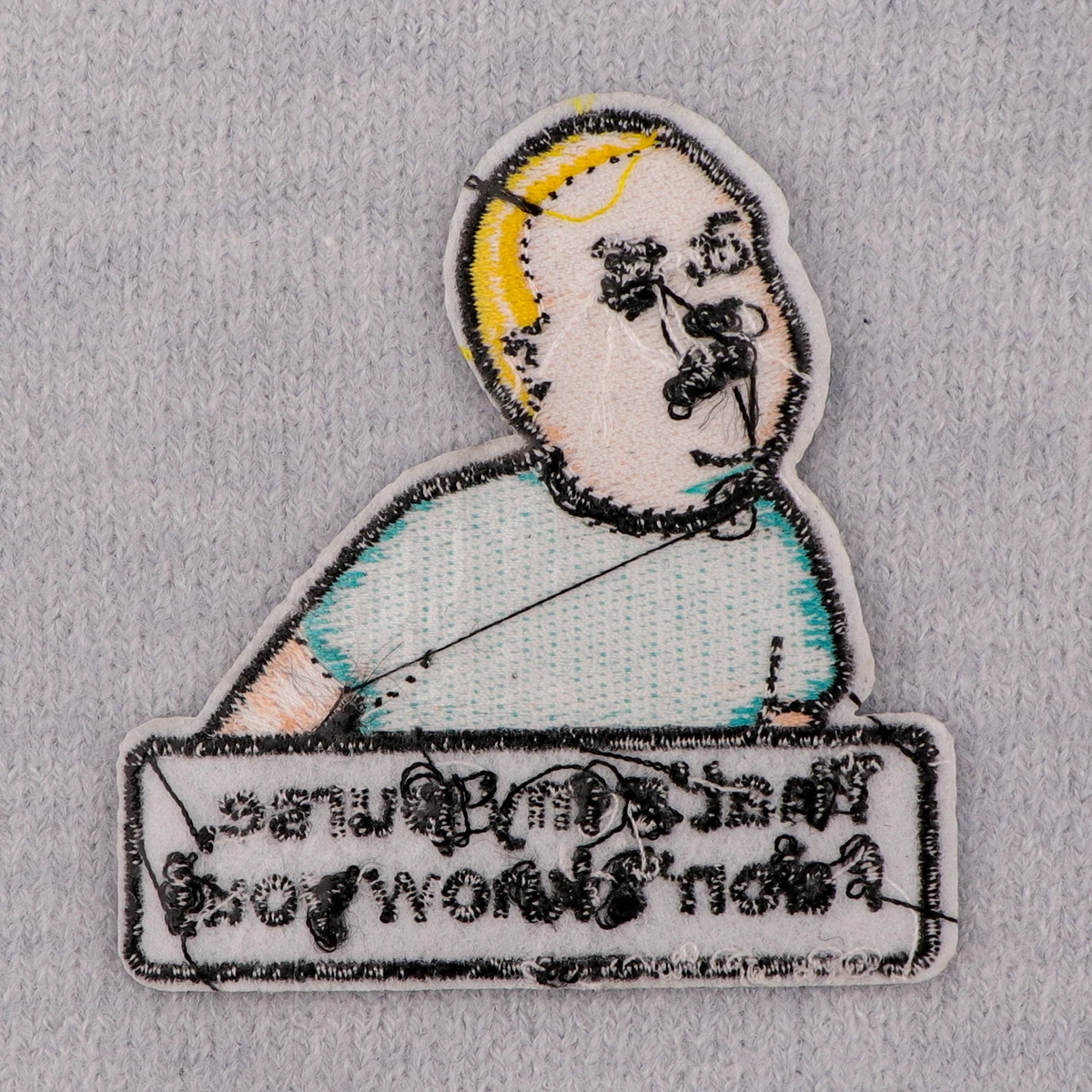 Patch bordir untuk pakaian perbaikan besi Fashion bordir DIY patch pada pakaian Applique stiker