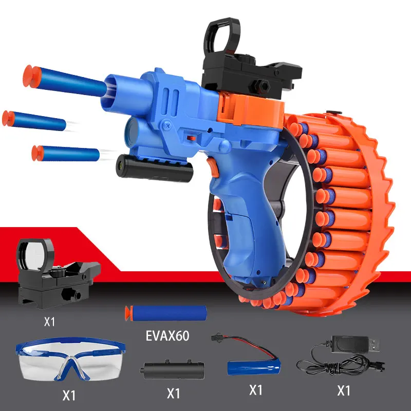 Toy Gun for Darts Soft Hollow Hole Head Bullets Refill Darts Toy Bullets Foam Safe Sucker Bullet for 에어건 пистолет травмат