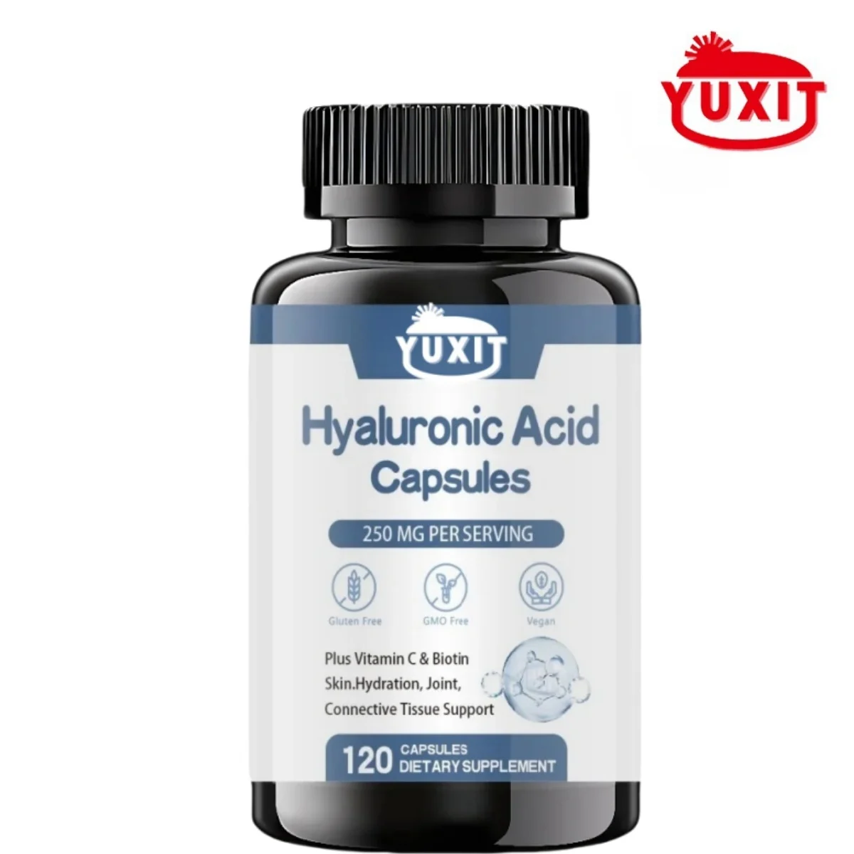 YUXIT Hyaluronic Acid Capsules with Biotin Vitamin C for Skin Joint Care