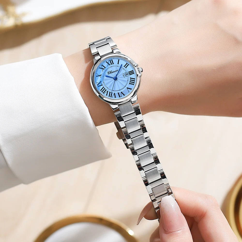 Heiße Verkäufe Liebhaber uhren Männer und Frauen Quarz Armbanduhren Mode klassische Silber Edelstahl Frauen wasserdichte Uhren